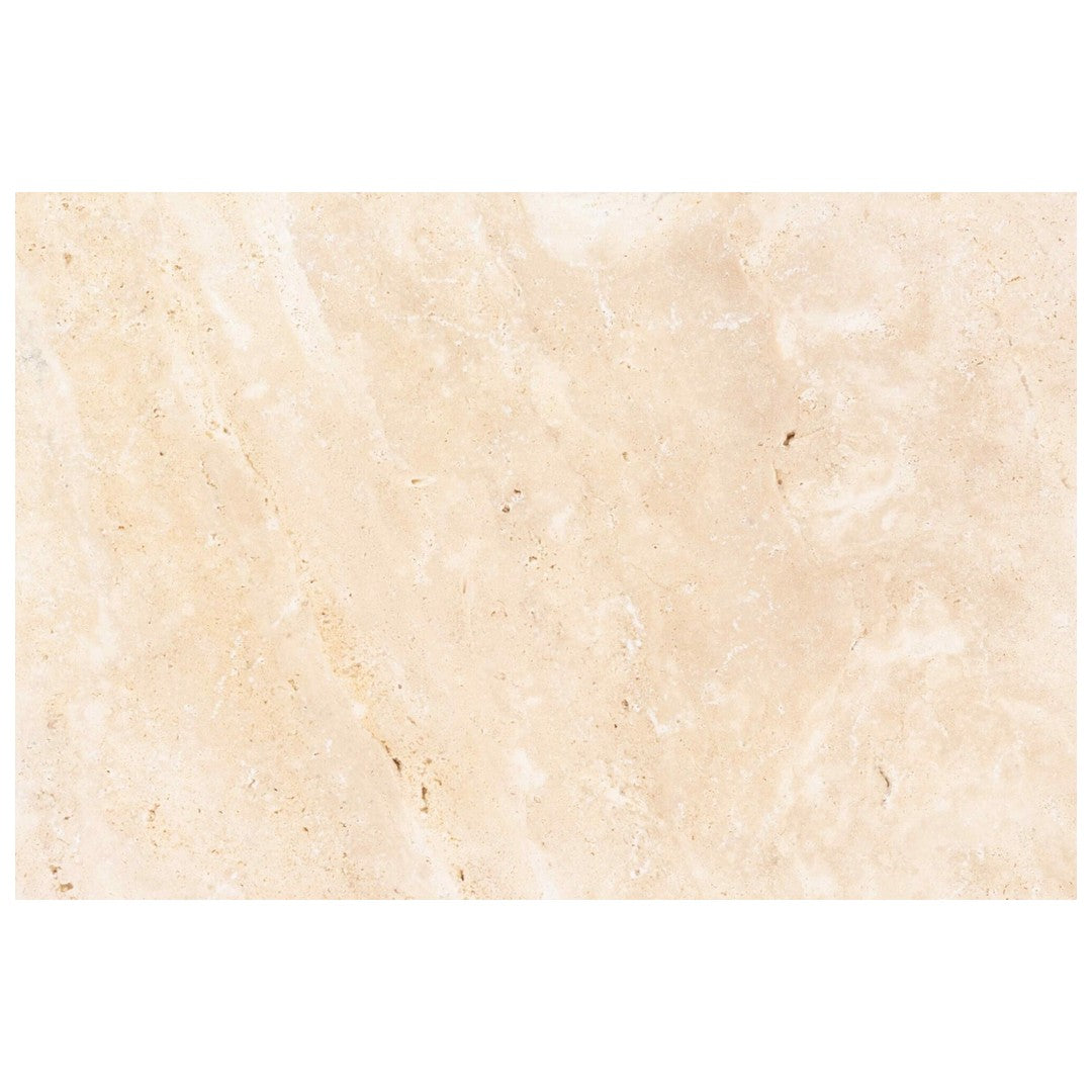 Keystone Extra Light 16" x 24" Tumbled Travertine Tile