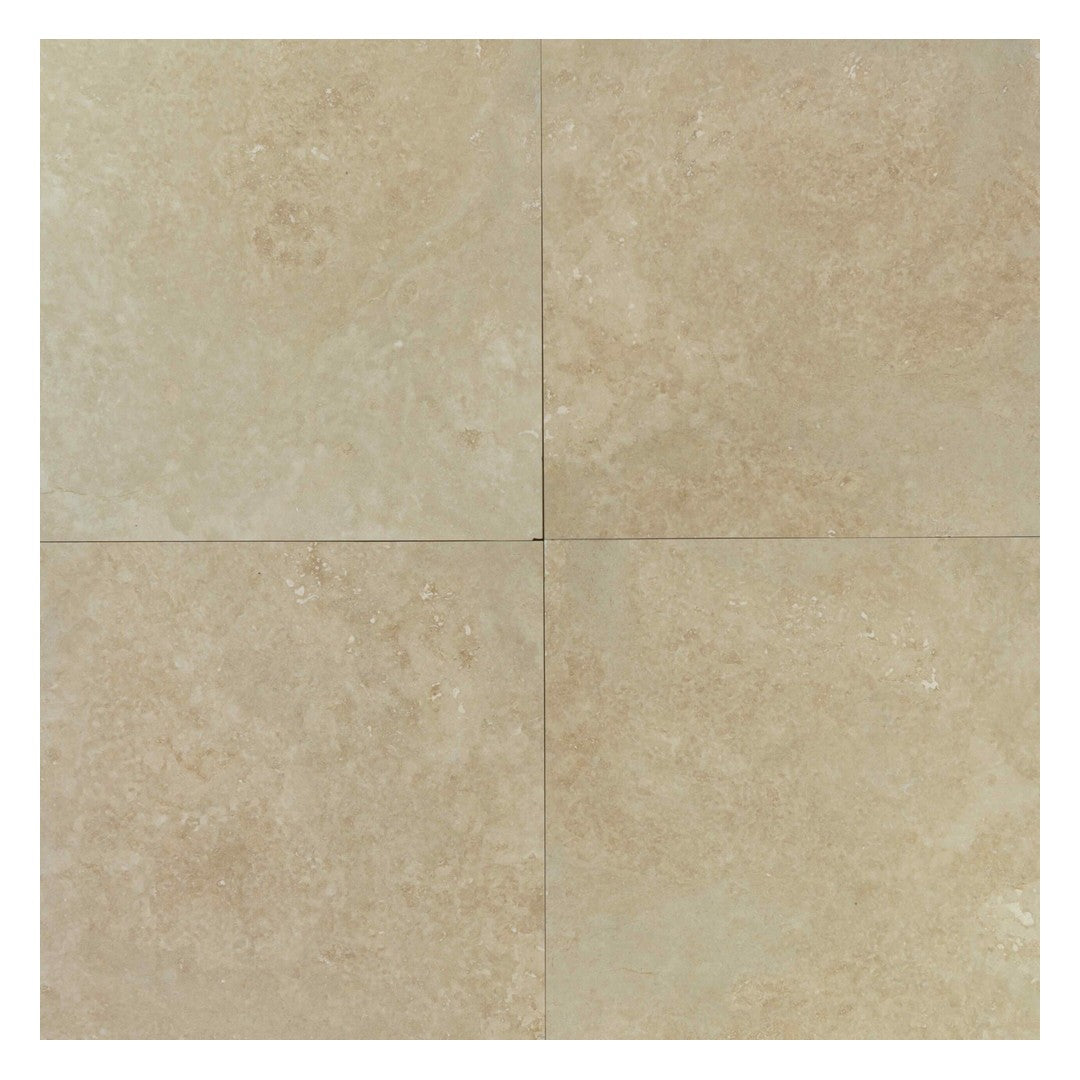 Keystone-Ivory-Light-18"-x-18"-Honed-Travertine-Filled-Tile-Ivory-Light