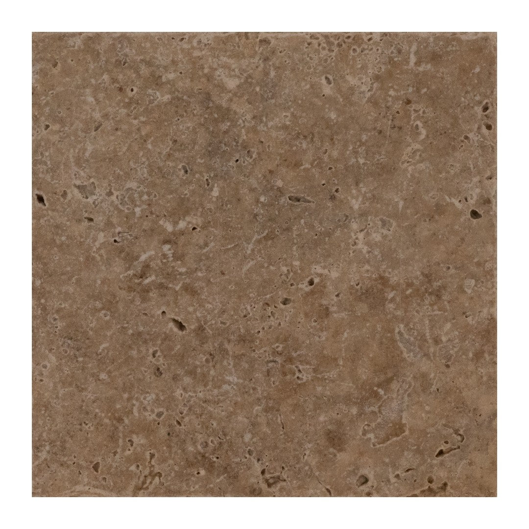 Keystone Ivory Light 6" x 6" Tumbled Travertine Tile