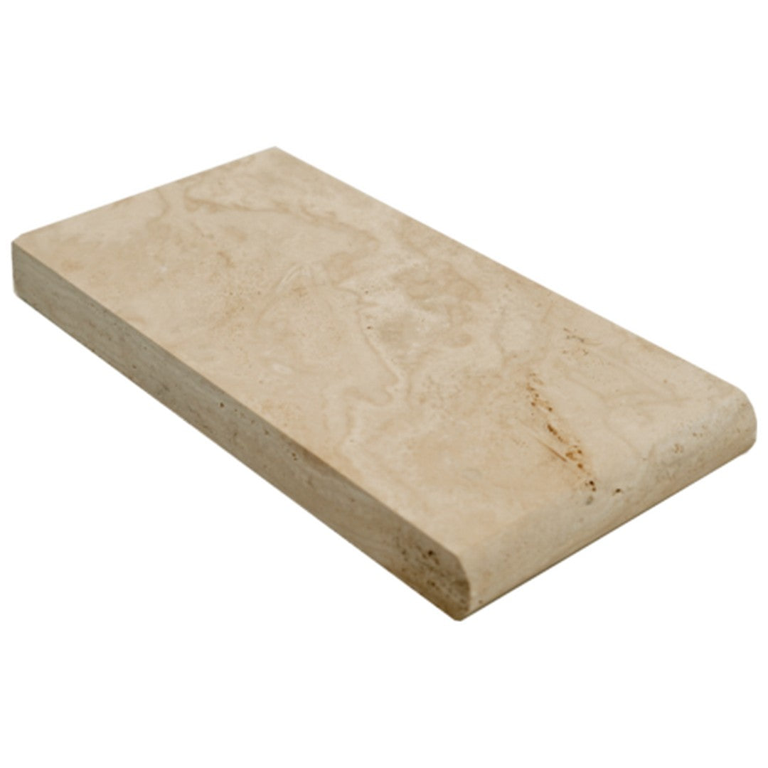 Keystone Tiramisu 6" x 12" Travertine Bullnose Coping