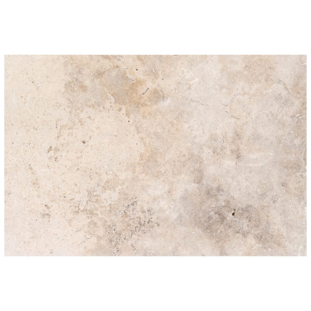Keystone Nordic Silver 16" x 24" Tumbled Travertine 5cm Paver