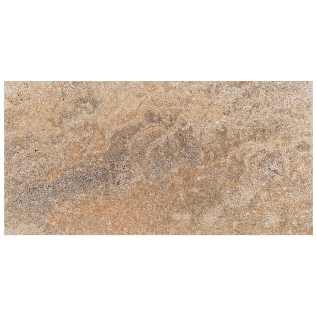 Keystone Escabesa 4" x 12" Tumbled Travertine 5cm Paver