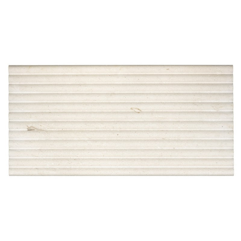Emser Flutique 12" x 24" Honed Limestone Wall Tile