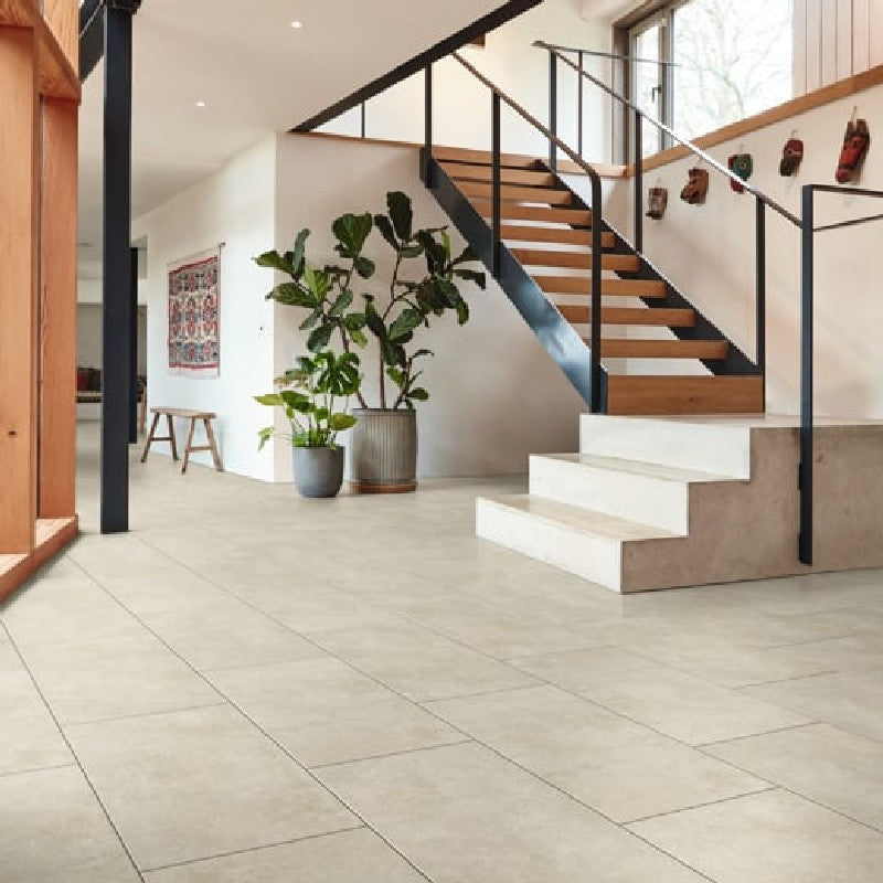 Karndean-Art-Select-Gluedown-18-x-36-Beveled-Luxury-Vinyl-Tile-30mil-Pavimento-Crema