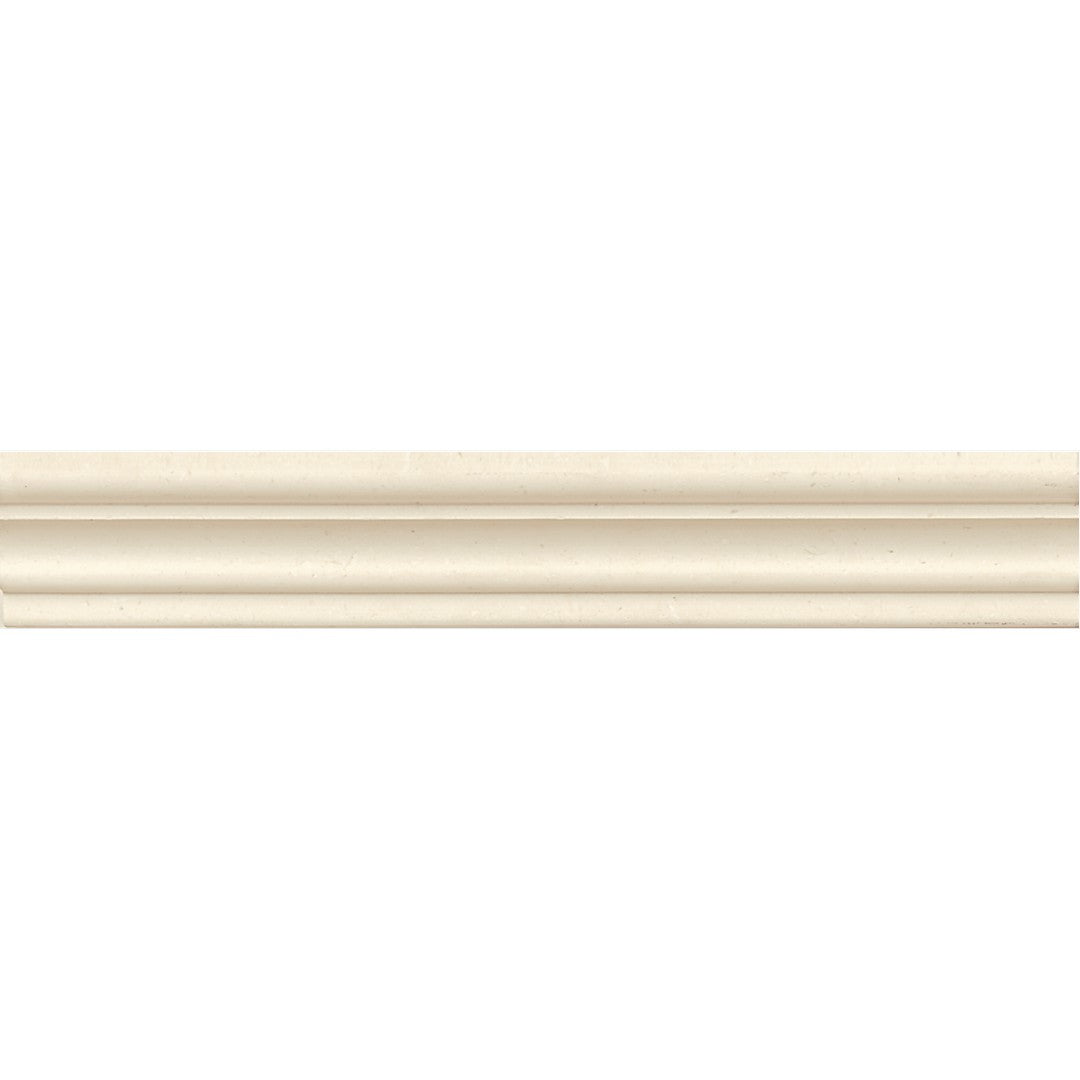 Bedrosians Limestone Corinthian White 2" x 12" Honed Trim