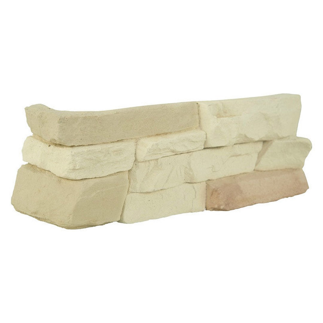 MS International Terrado Peninsula Cream 4" x RL Natural Manufactured Stone Veneers Concrete Ledgestone Corner