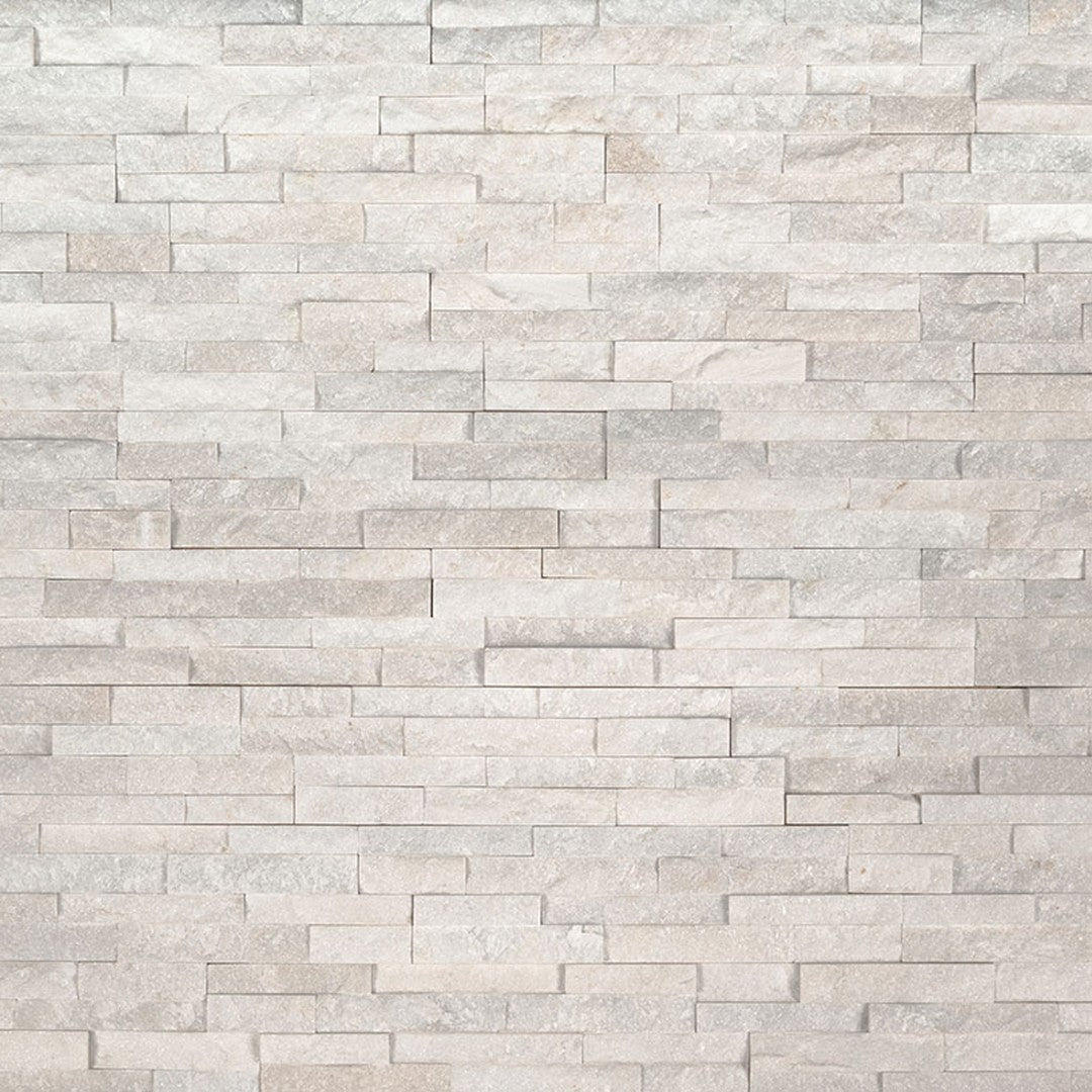 MS International RockMount Arctic Golden 4.5" x 16" Splitface Stacked Stone M Panel Quartzite Mini Ledgestone