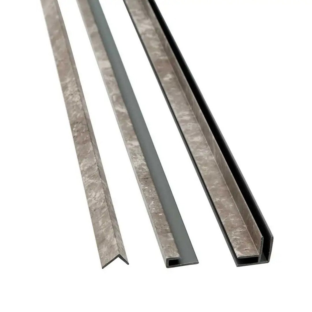 Lico US Shower Accessory 94" Waterproof Vinyl Trim Kit 6 Pieces