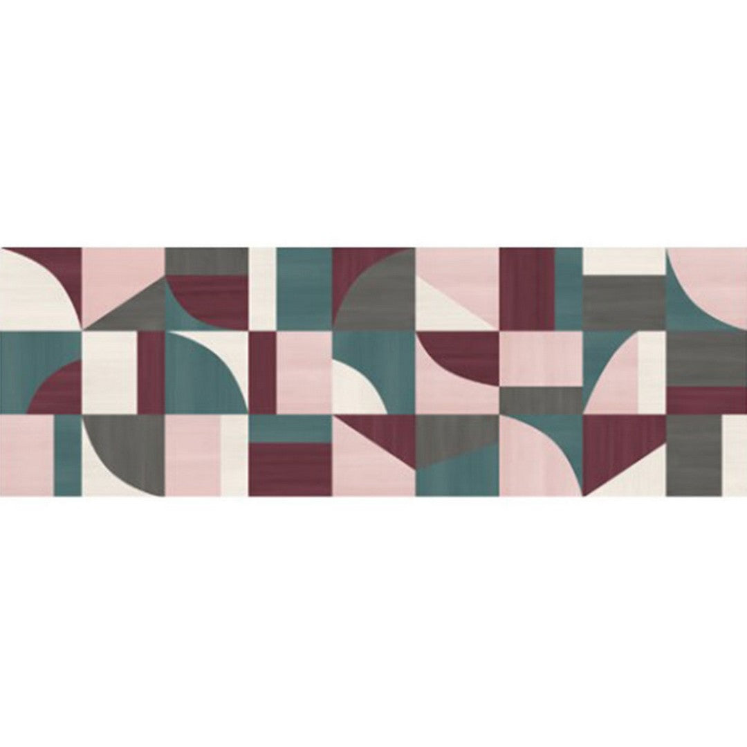 Daltile-Eclettica-15-x-48-Rectified-Matte-Ceramic-Deco-Geometric-Wall-Tile-White-|-Anthracite-|-Blue