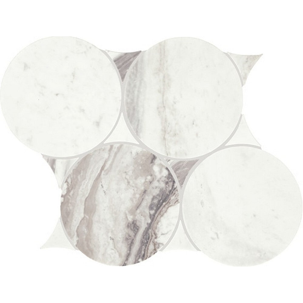 Daltile-Eclessia-Marble-10-X-12-Polished-Natural-stone-6-Circle-Mosaic-Pacifica