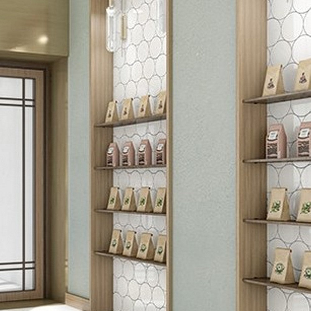 Daltile-Eclessia-Marble-10-X-12-Polished-Natural-stone-6-Circle-Mosaic-Cristallo