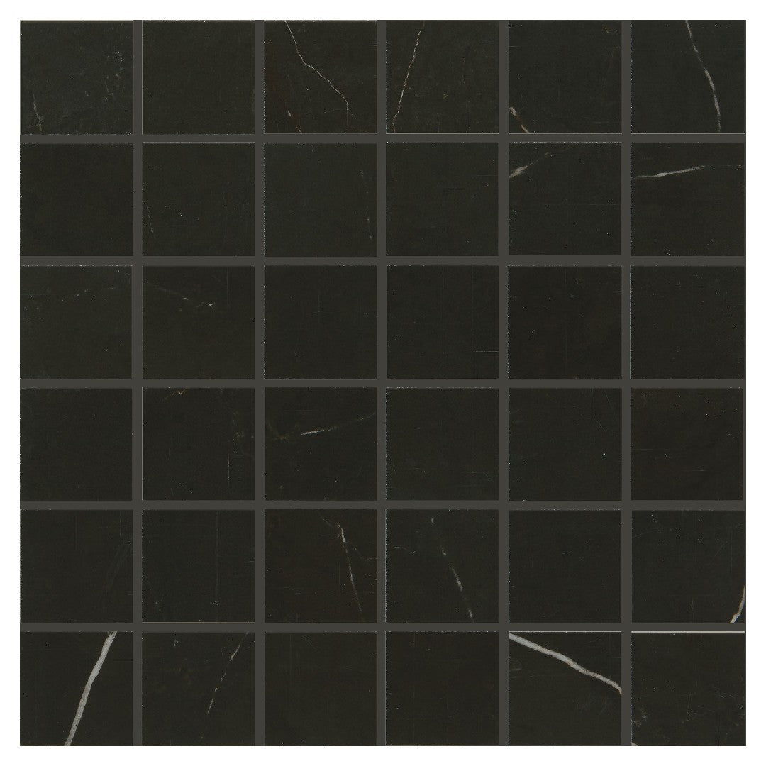 Daltile-Marble-Attache-12-x-13-Matte-Porcelain-2-Straight-Joint-Mosaic-Nero