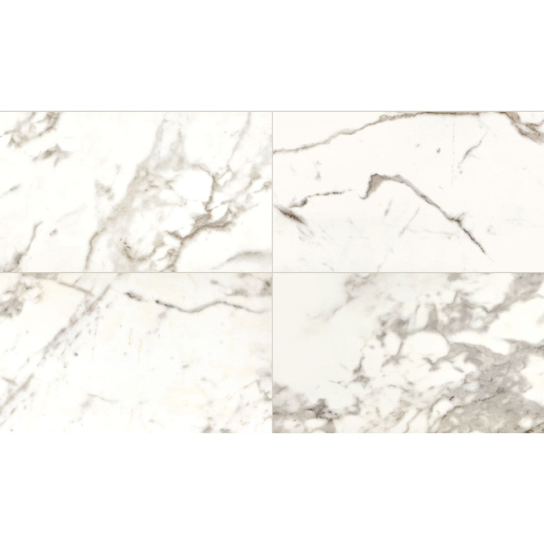 Daltile Marble Attache 12" x 24" Rectified Polished Porcelain Floor Tile