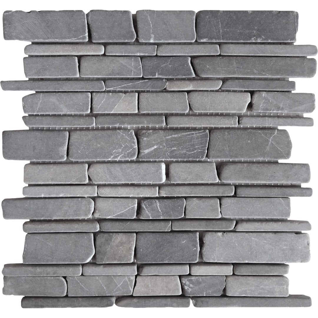 Bati Orient Ancient 12" x 12" Matte Flat Stick Random Marble Mosaic