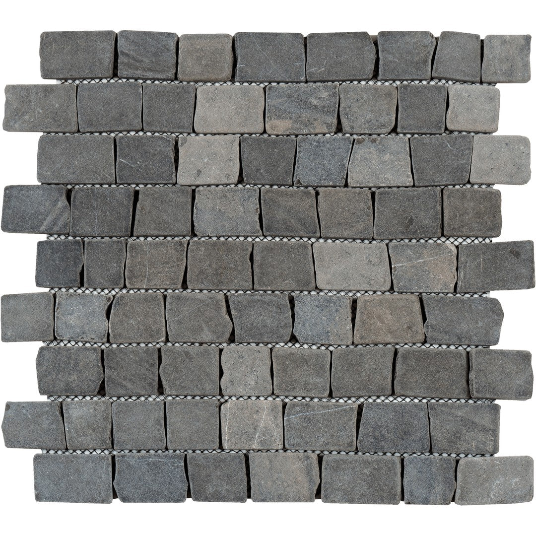 Bati Orient Ancient 11.6" x 12" Matte Cubic Brick Marble Mosaic