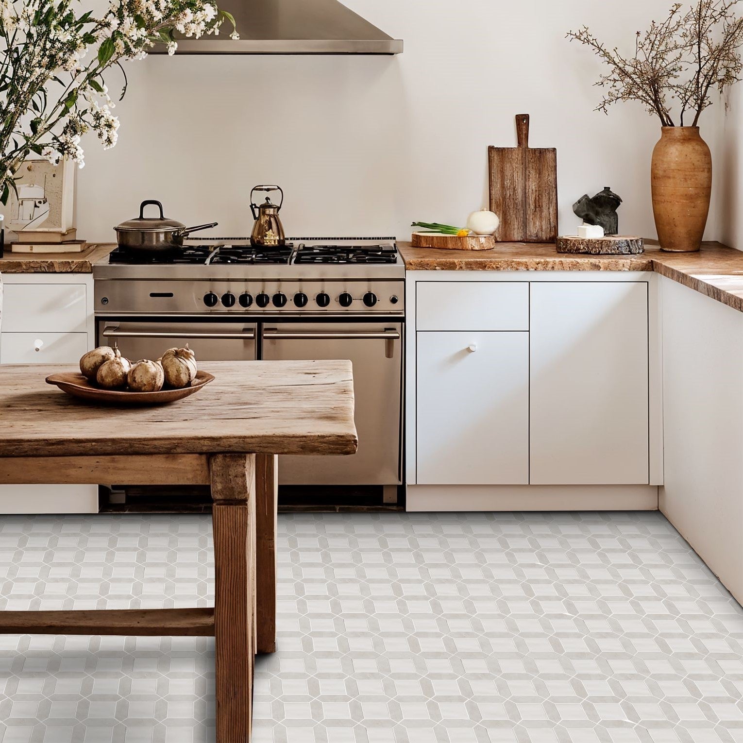 Bati-Orient-Zellige-12-x-12-Picket-&-Square-Mix-Ceramic-&-Marble-Mosaic-Beige-Off-White