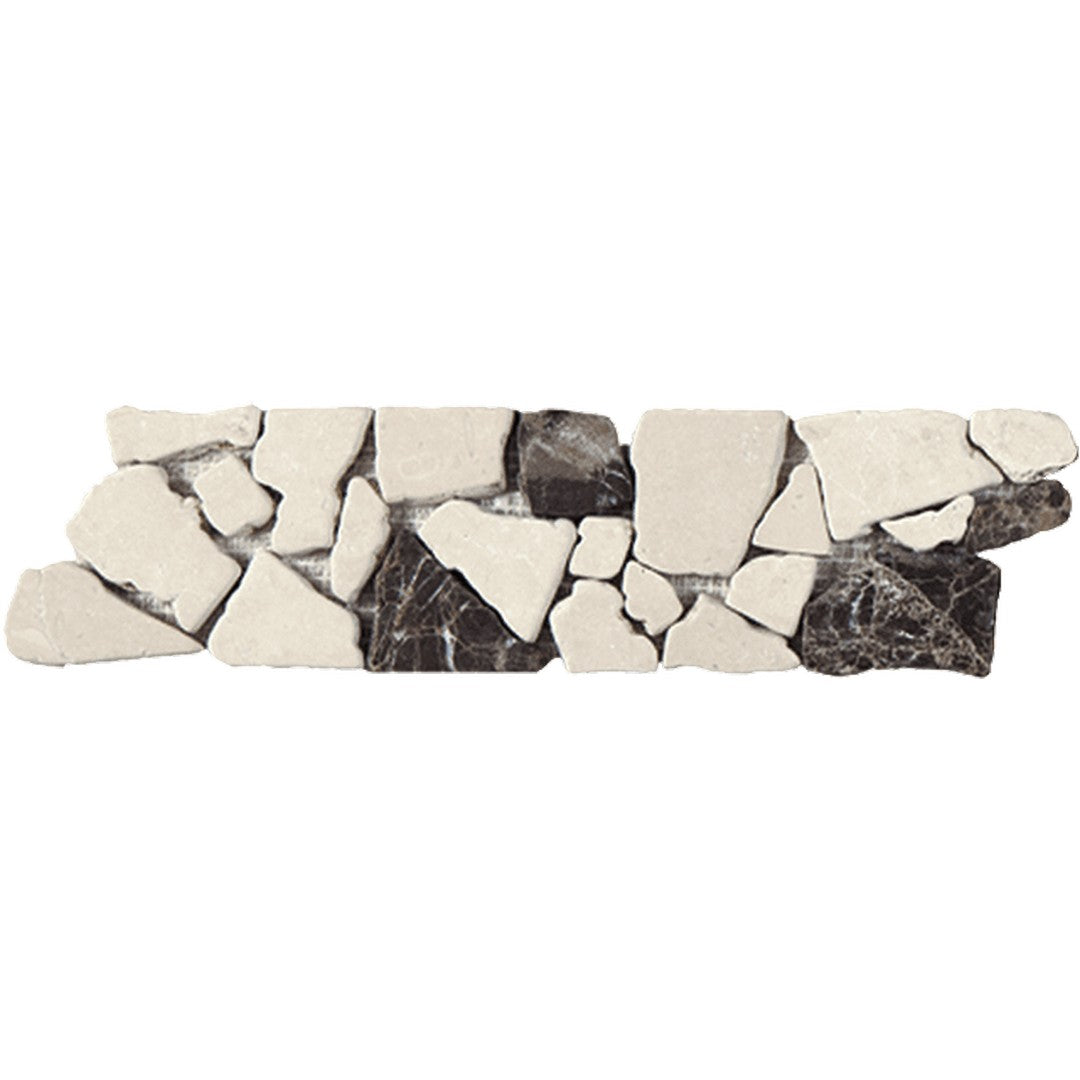 Bati Orient Ancient 4" x 12" Matte Opus Natural Stone Mosaic Border