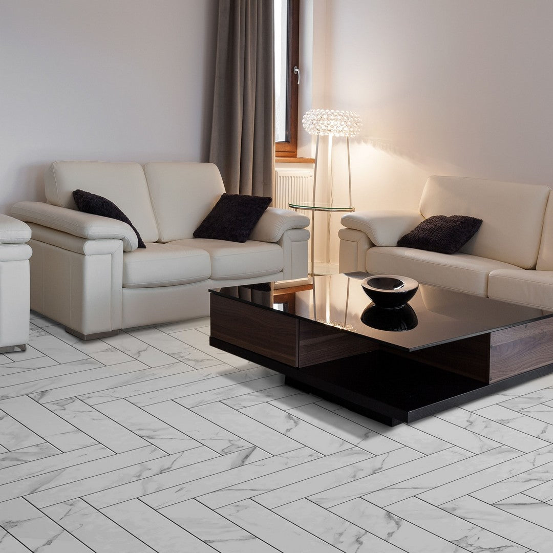 Ottimo-Maison-4-x-20-Matte-Porcelain-Tile-Calacatta-White