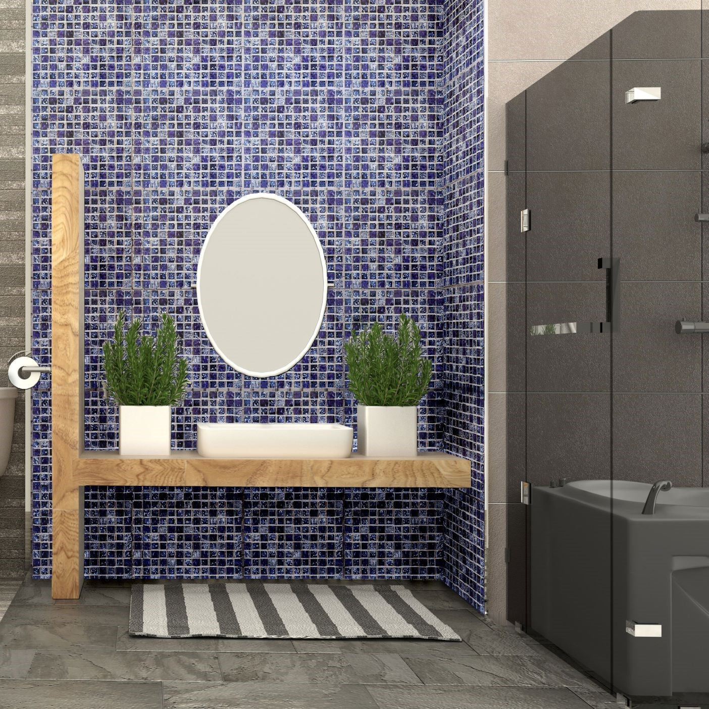 Bati-Orient-Terrazzo-12-x-12-Glass-&-Stone-0.88-Mosaic-Purple-Mix