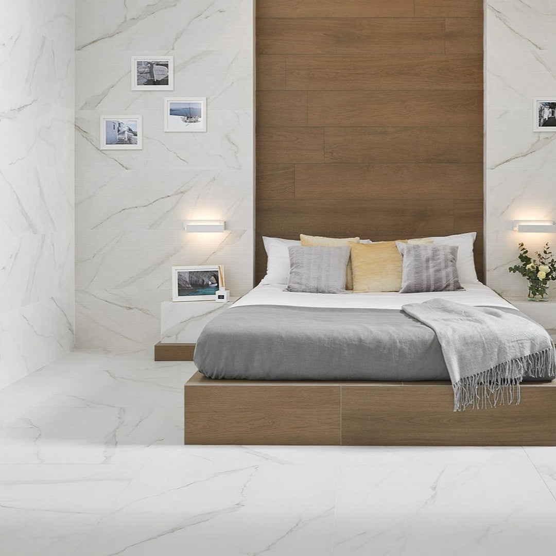 Ottimo-Marbleous-16-x-48-Glossy-Ceramic-Tile-Calacatta