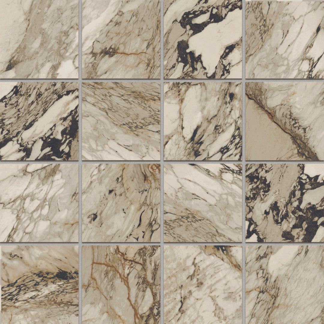 Crossville Marblique 12" x 12" Unpolished Porcelain 3" Mosaic