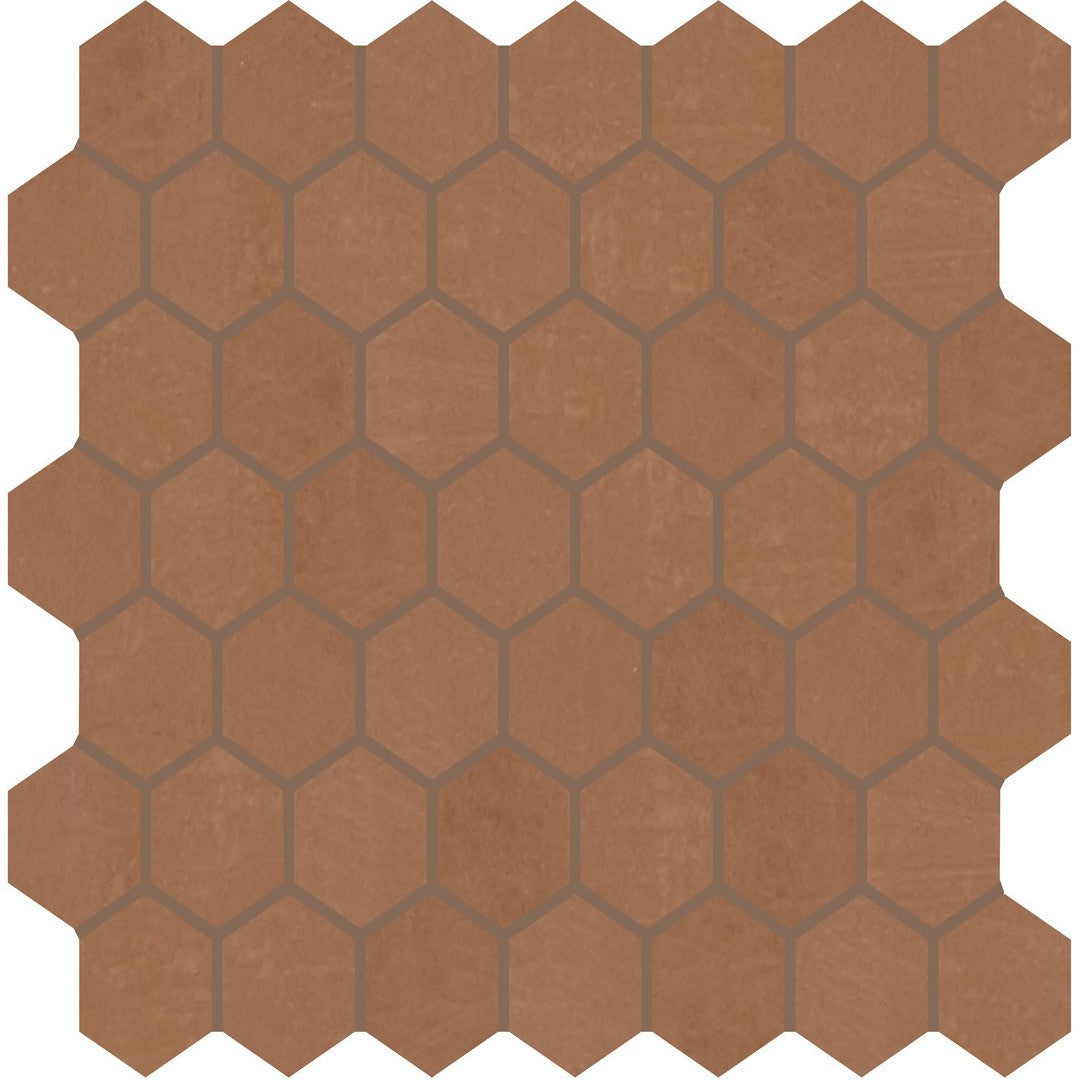 Marazzi Moroccan Concrete 10" x 12" Matte 1.5" Hexagon Ceramic Mosaic