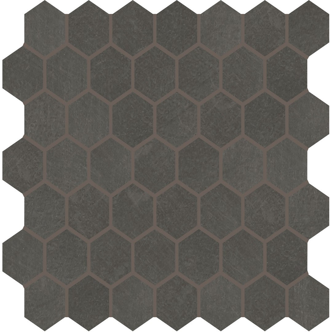 Marazzi Moroccan Concrete 10" x 12" Matte 1.5" Hexagon Ceramic Mosaic