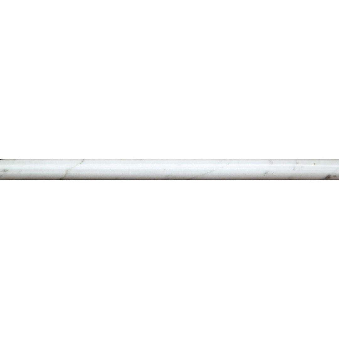 MiR Field Tile 0.6" x 12" Polished Natural Stone Pencil Molding