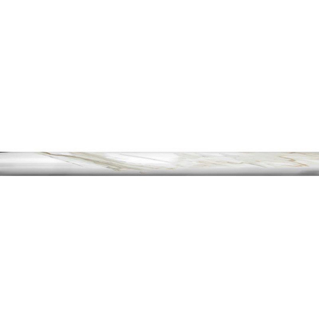 MiR Field Tile 0.6" x 12" Polished Natural Stone Pencil Molding