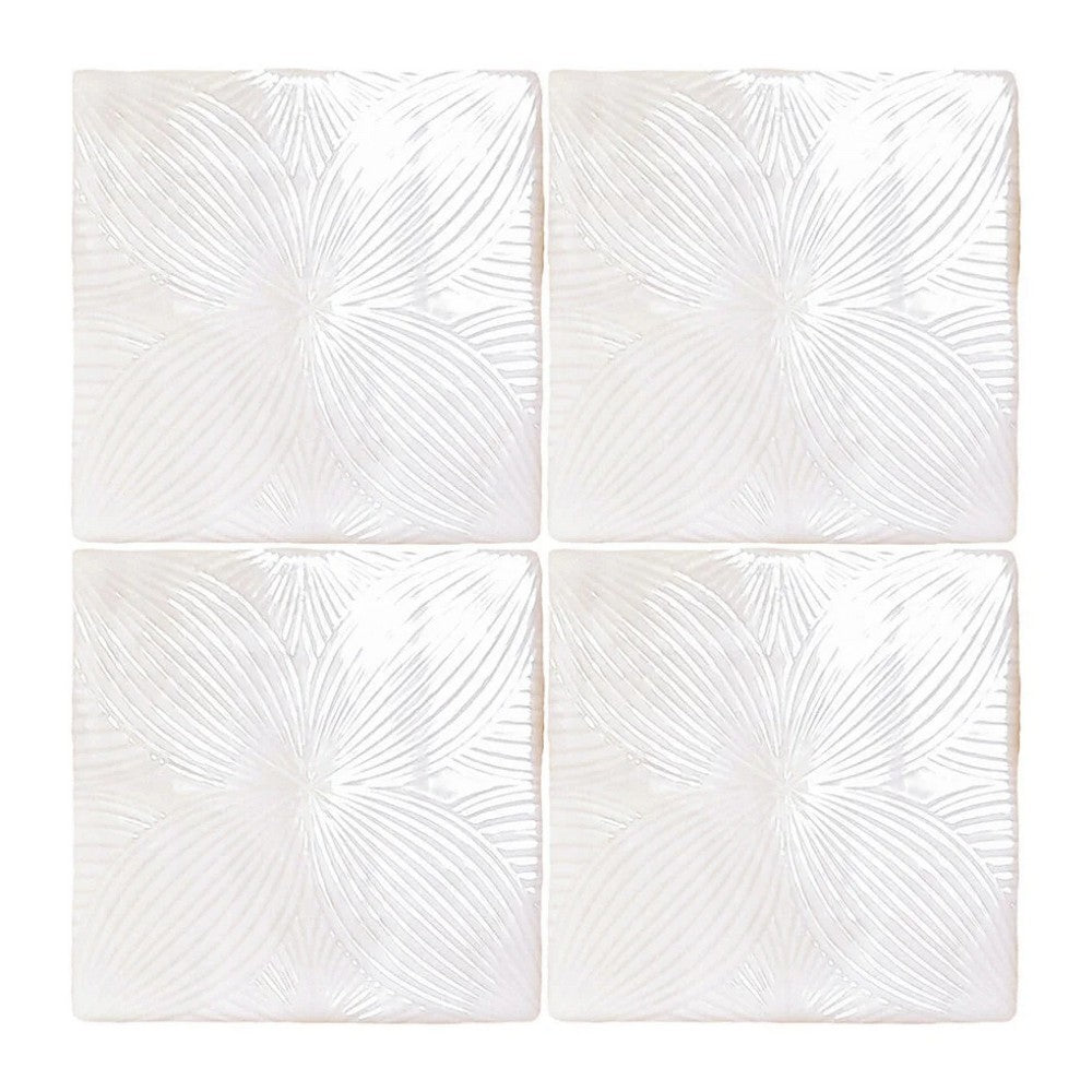 Lungarno Melody 5" x 5" Pressed Glossy Ceramic Audrey Decor Wall Tile