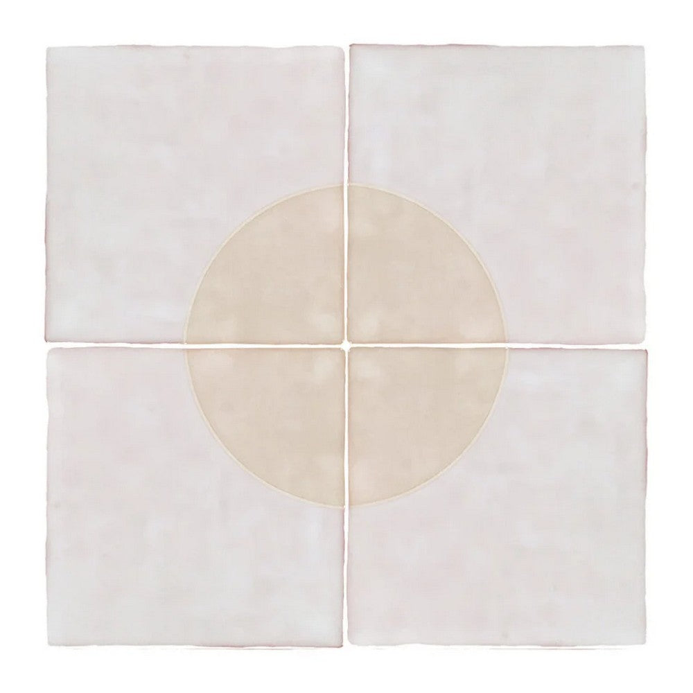 Lungarno Melody 5" x 5" Pressed Glossy Ceramic Chloe Decor Wall Tile