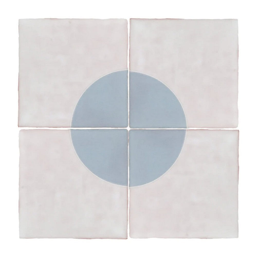 Lungarno Melody 5" x 5" Pressed Glossy Ceramic Chloe Decor Wall Tile