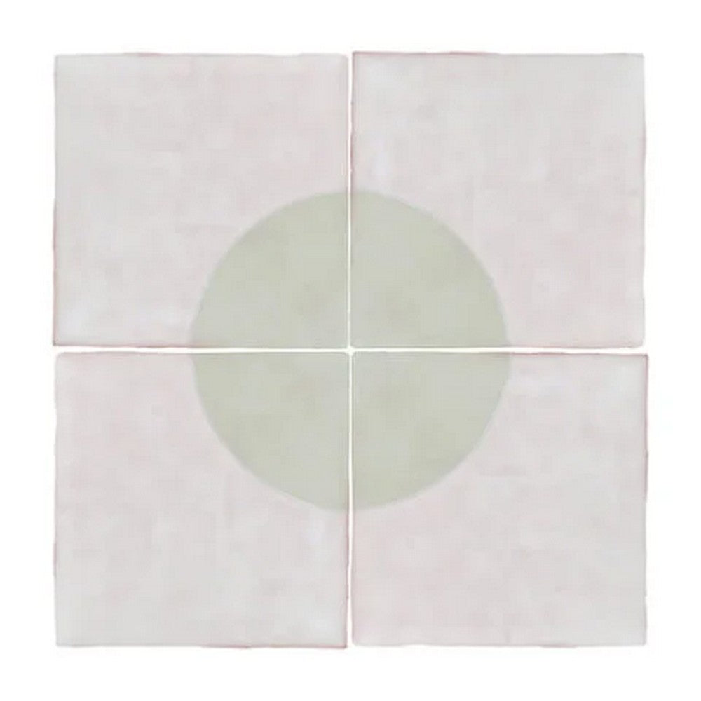 Lungarno Melody 5" x 5" Pressed Glossy Ceramic Chloe Decor Wall Tile