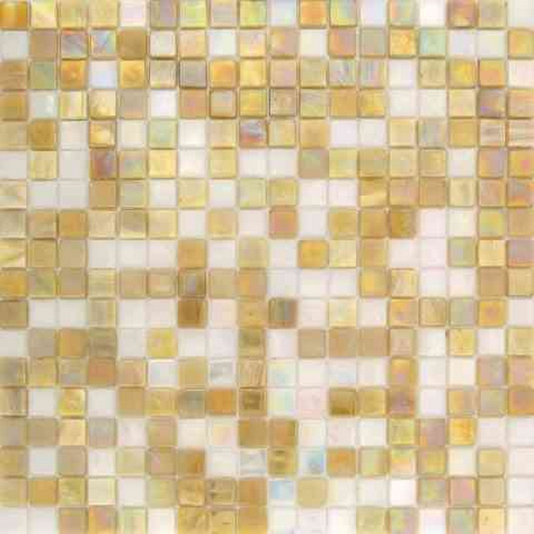 MiR Alma Mix Beige 11.6" x 11.6" Glass 0.6" Mosaic