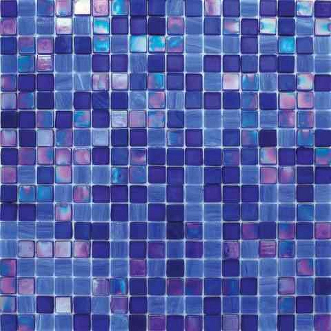 MiR Alma Mix Blue 11.6" x 11.6" Glass 0.6" Mosaic