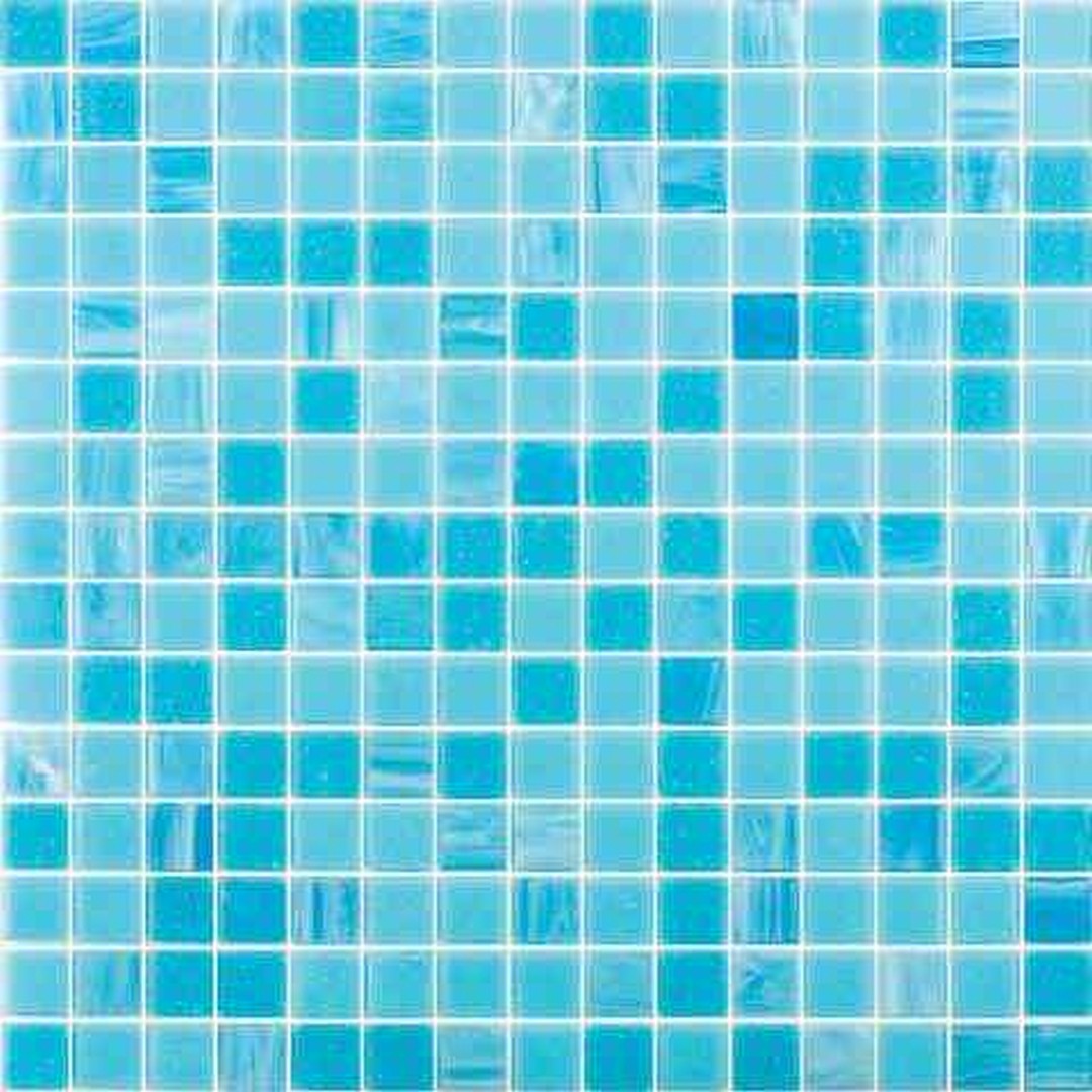 MiR Alma Mix Blue 12" x 12" Glass 0.8" Mosaic