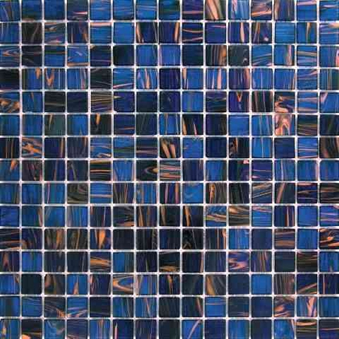MiR Alma Mix Blue 12" x 12" Glass 0.8" Mosaic