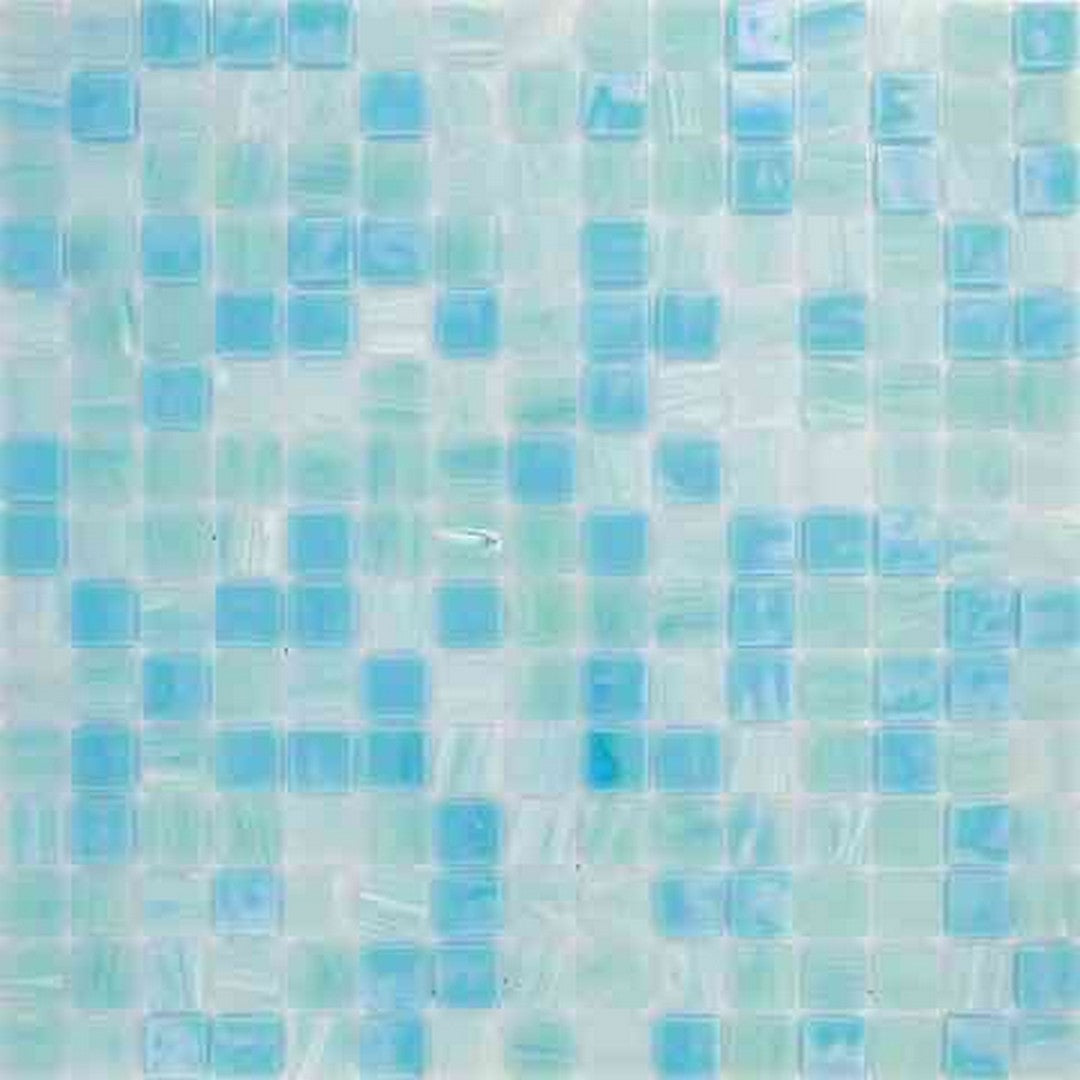 MiR Alma Mix Blue 12" x 12" Glass 0.8" Mosaic