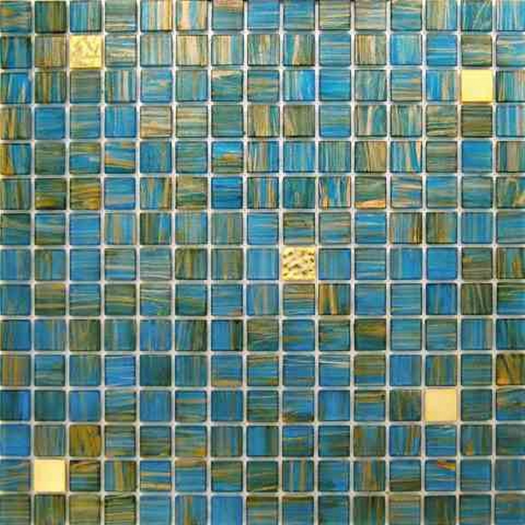 MiR Alma Mix Blue 12" x 12" Glass 0.8" Mosaic