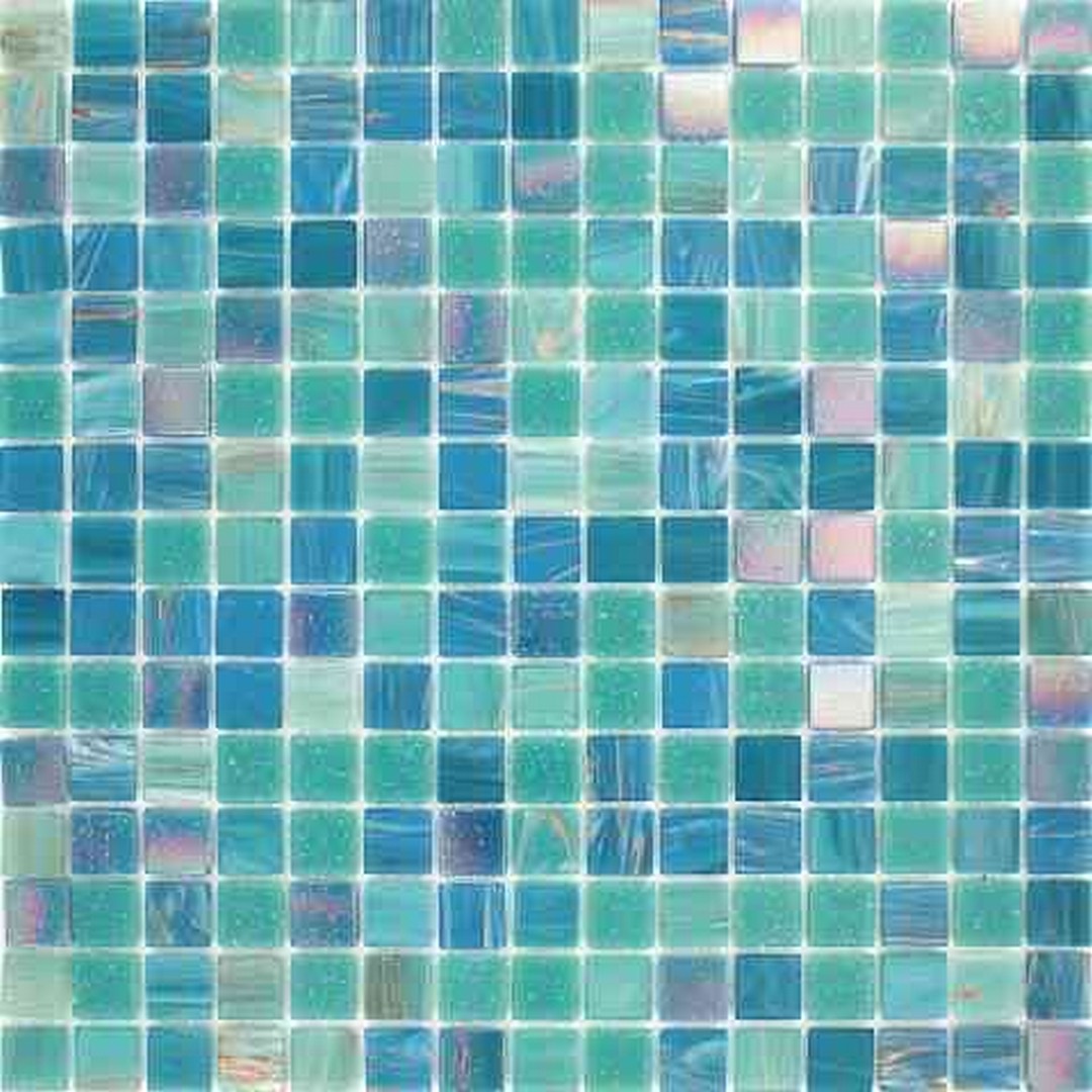 MiR Alma Mix Green 12" x 12" Glass 0.8" Mosaic