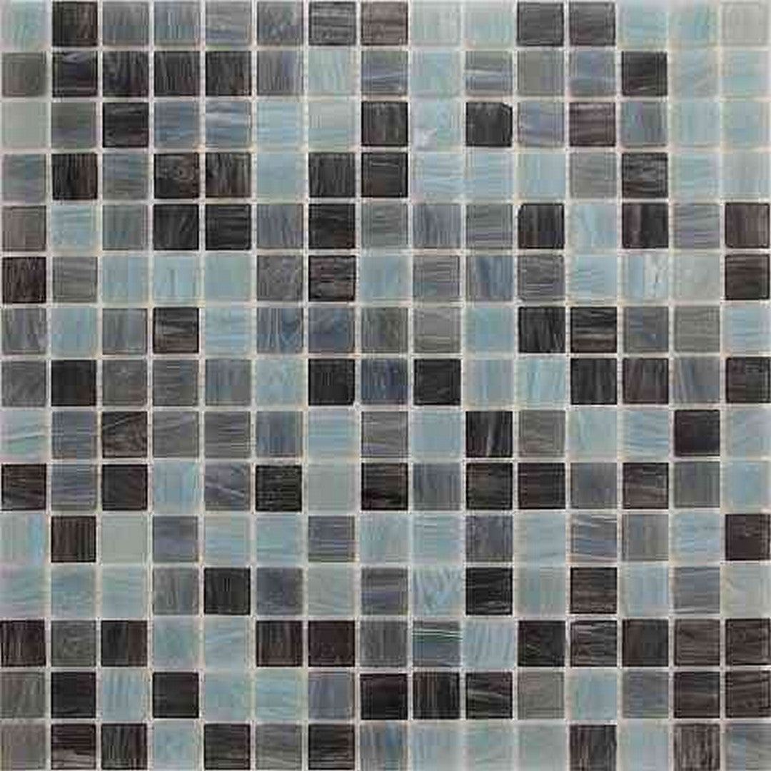 MiR Alma Mix Grey 12" x 12" Glass 0.8" Mosaic