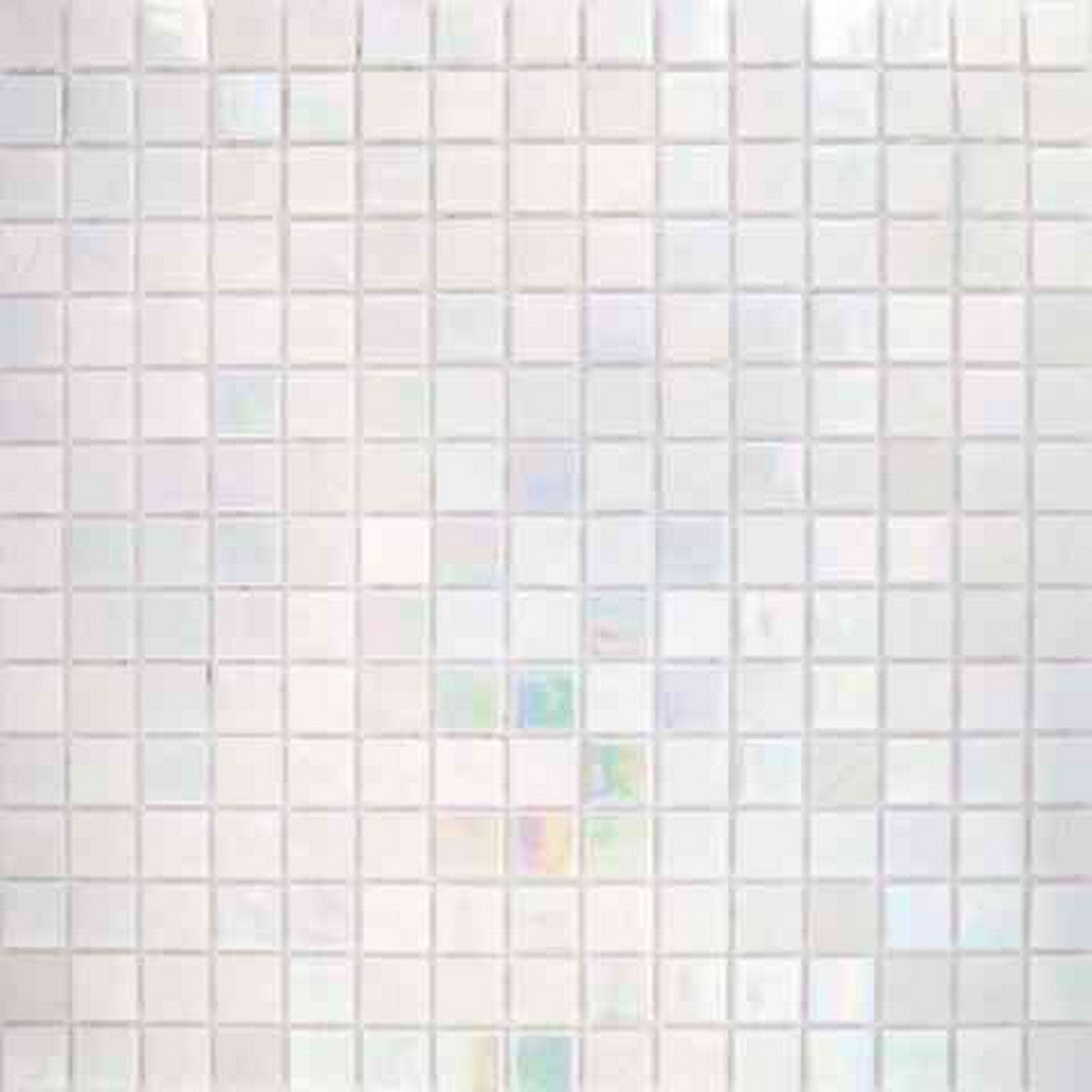 MiR Alma Mix White 12" x 12" Glass 0.8" Mosaic