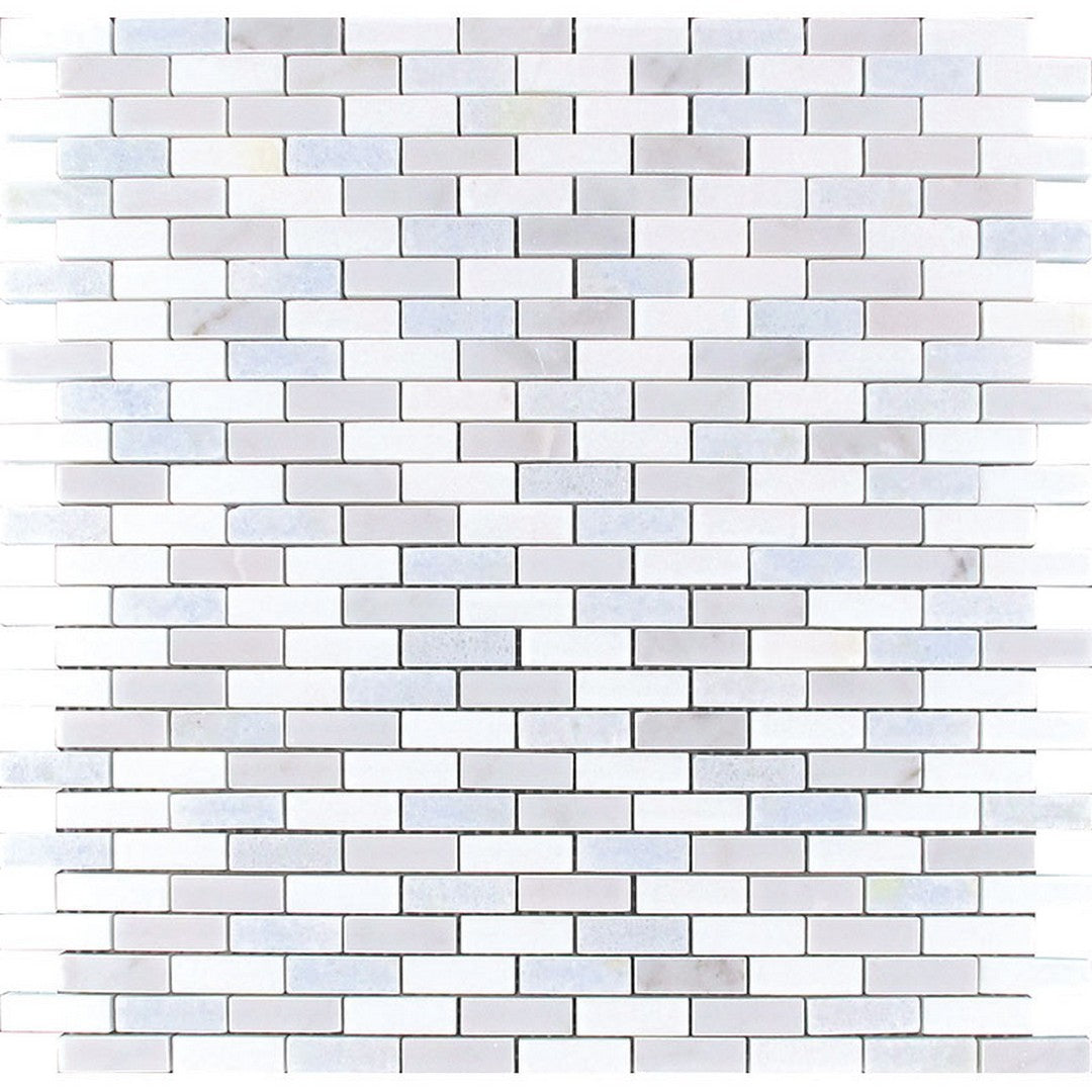 MiR Mykonos 11" x 11.2" Polished Marble Rectangle Mosaic