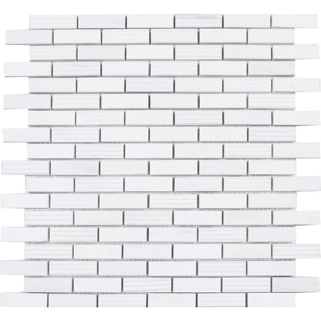 Tesoro Contempo 12" x 12" Multi Strip Natural Stone Mosaic