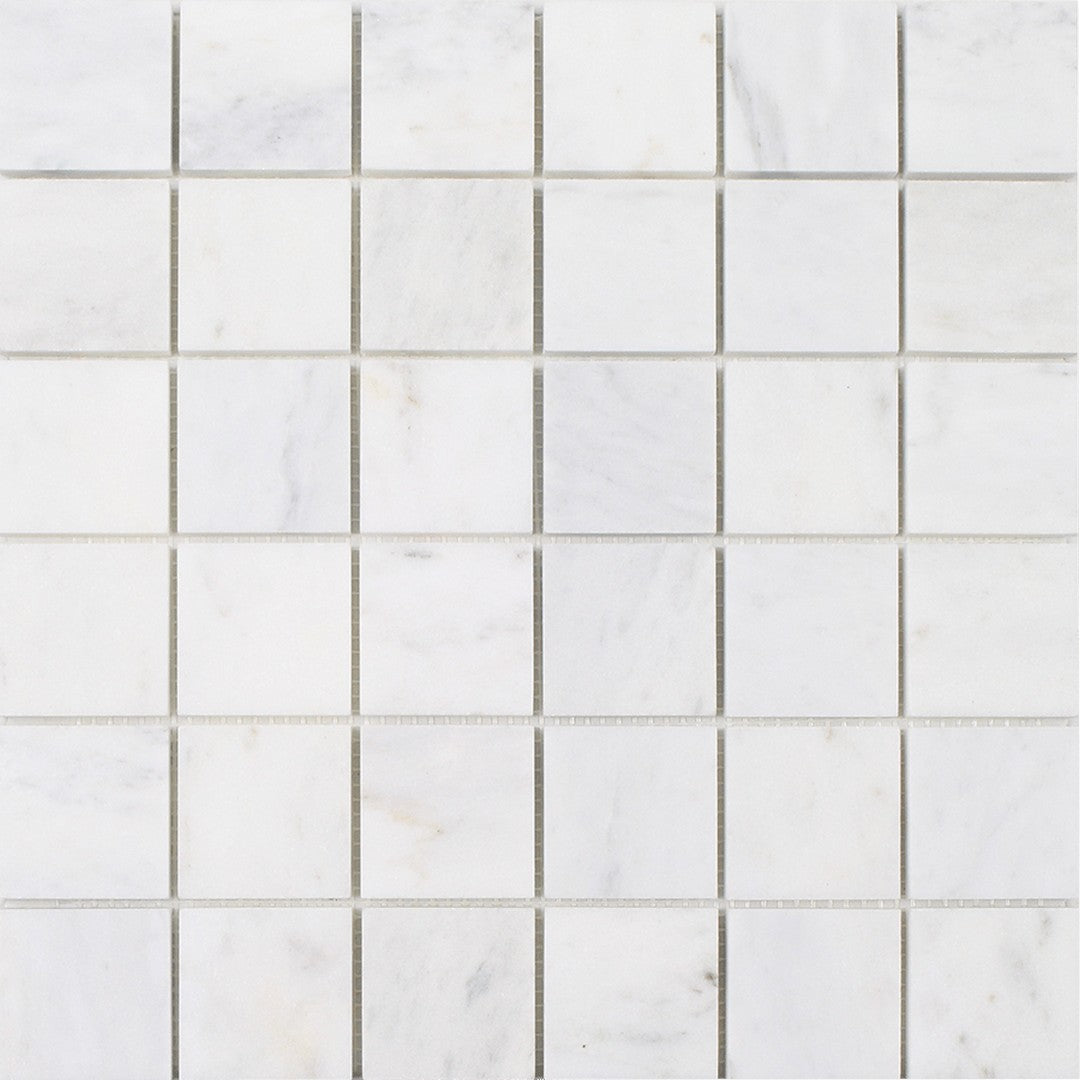 Tesoro Ice 12" x 12" Honed Natural Stone 2" Mosaic