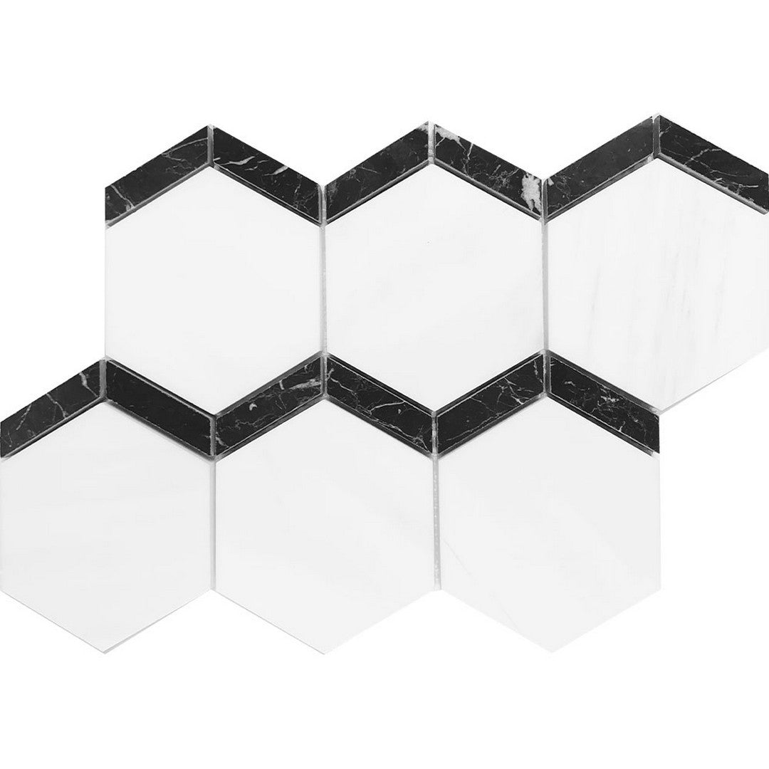 Tesoro Waterjet 8.25" x 11.75" Naples Natural Stone Mosaic