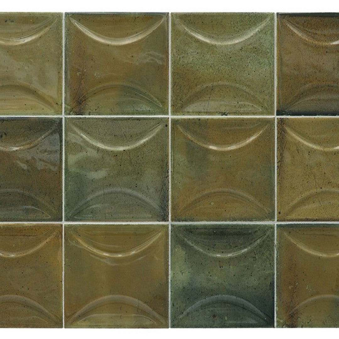 MiR-Moda-4-X-4-Glossy-Ceramic-Deco-Tile-Olive