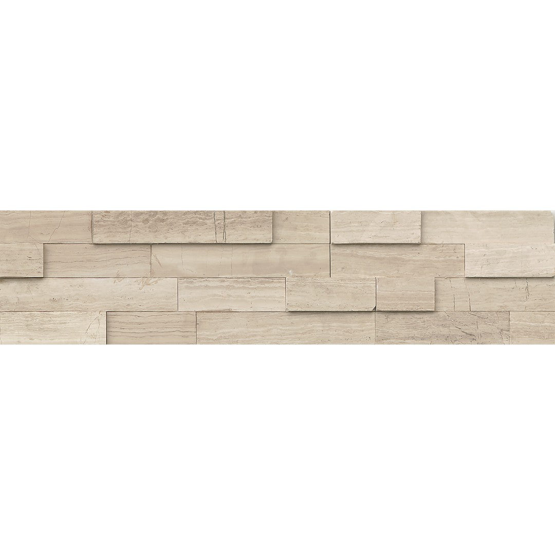 Bedrosians Marble Ashen Grey 6" x 24" Honed Ledger Corner