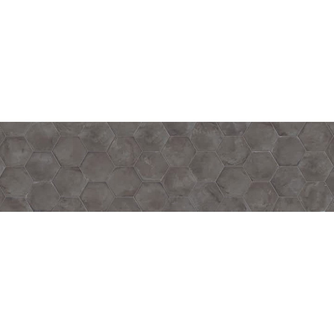 Marca-Corona-Terra-10-x-8.5-Matte-Hexagon-Porcelain-Tile-Nero