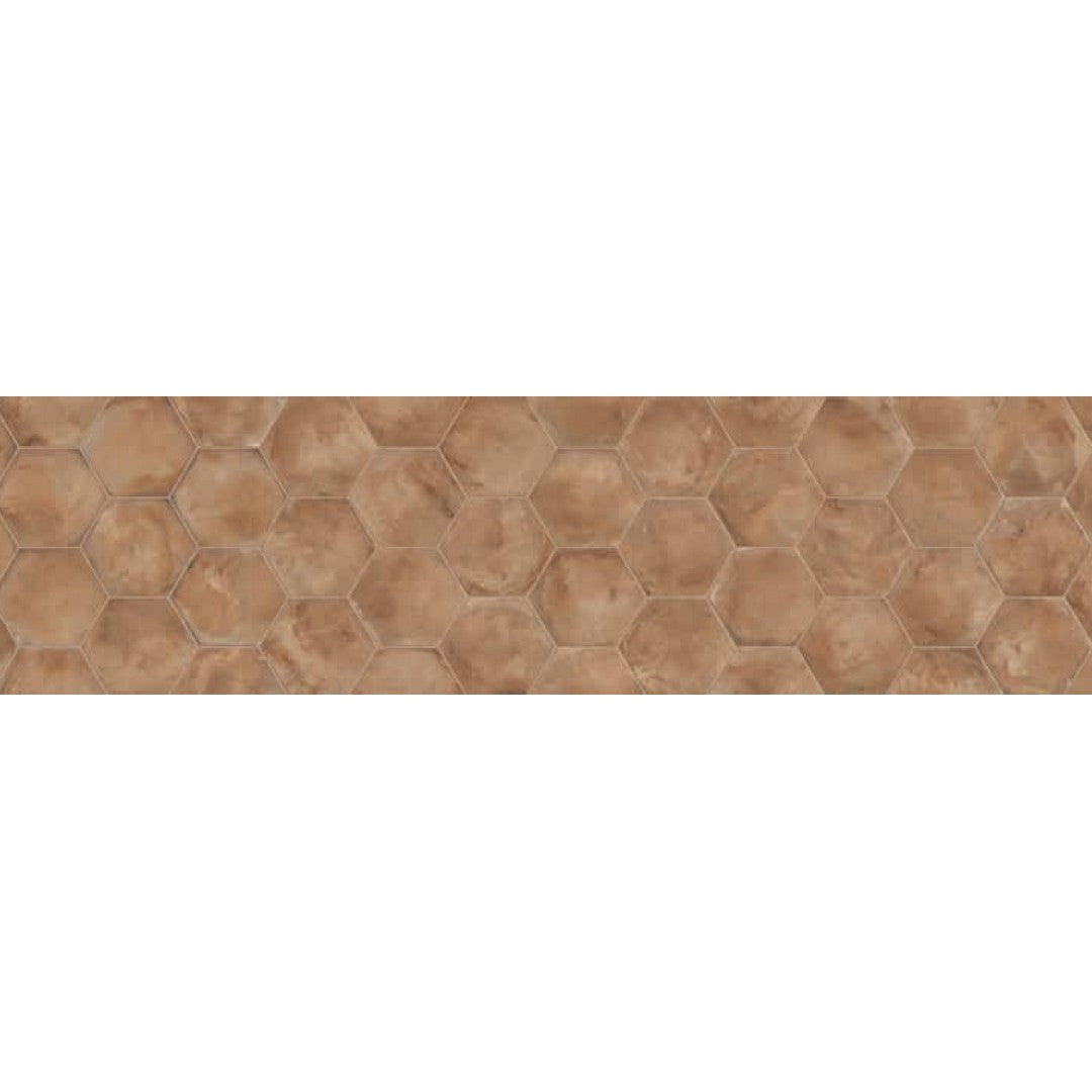 Marca-Corona-Terra-10-x-8.5-Matte-Hexagon-Porcelain-Tile-Rosso